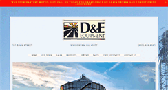 Desktop Screenshot of deequipment.com