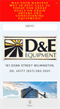 Mobile Screenshot of deequipment.com